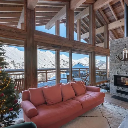 Chalet Neuf 12 Pers, Sauna, Garage, 100m Pistes, Proche Village - Fr-1-570-50 *
